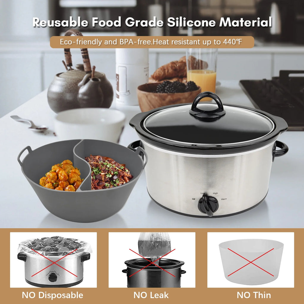 Silicone Slow Cooker Liners, 2pcs S715997