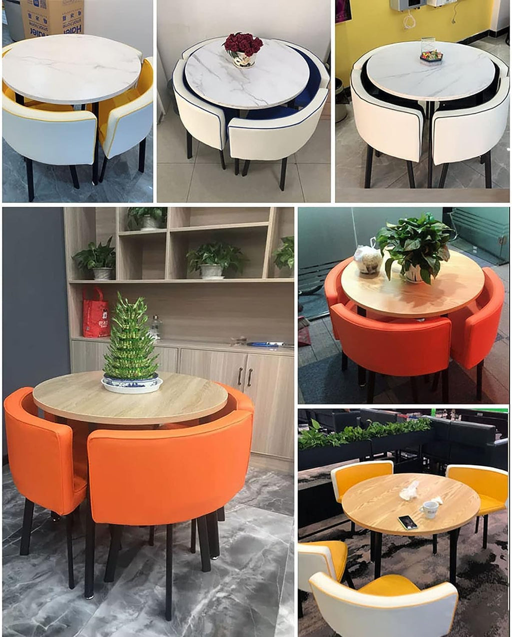Round Dining Table And Chair Set For 4 B342