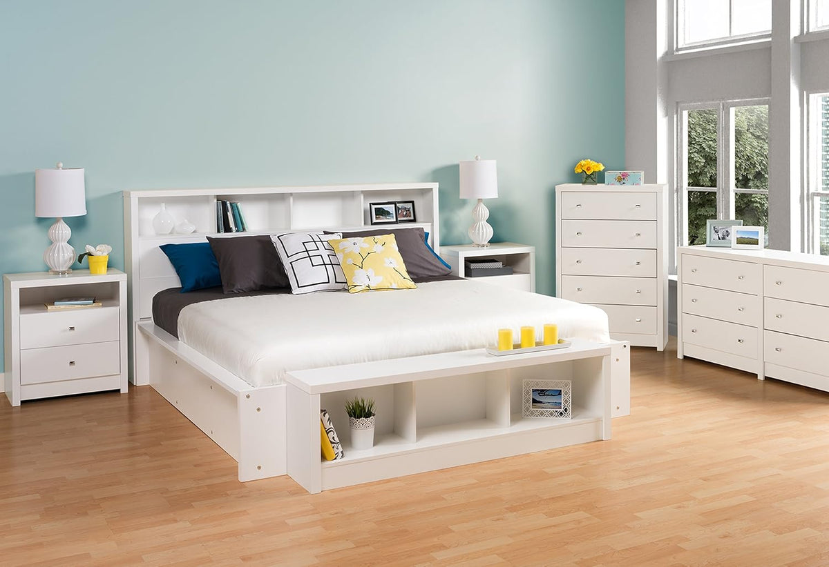 White 5-Drawer Chest O284