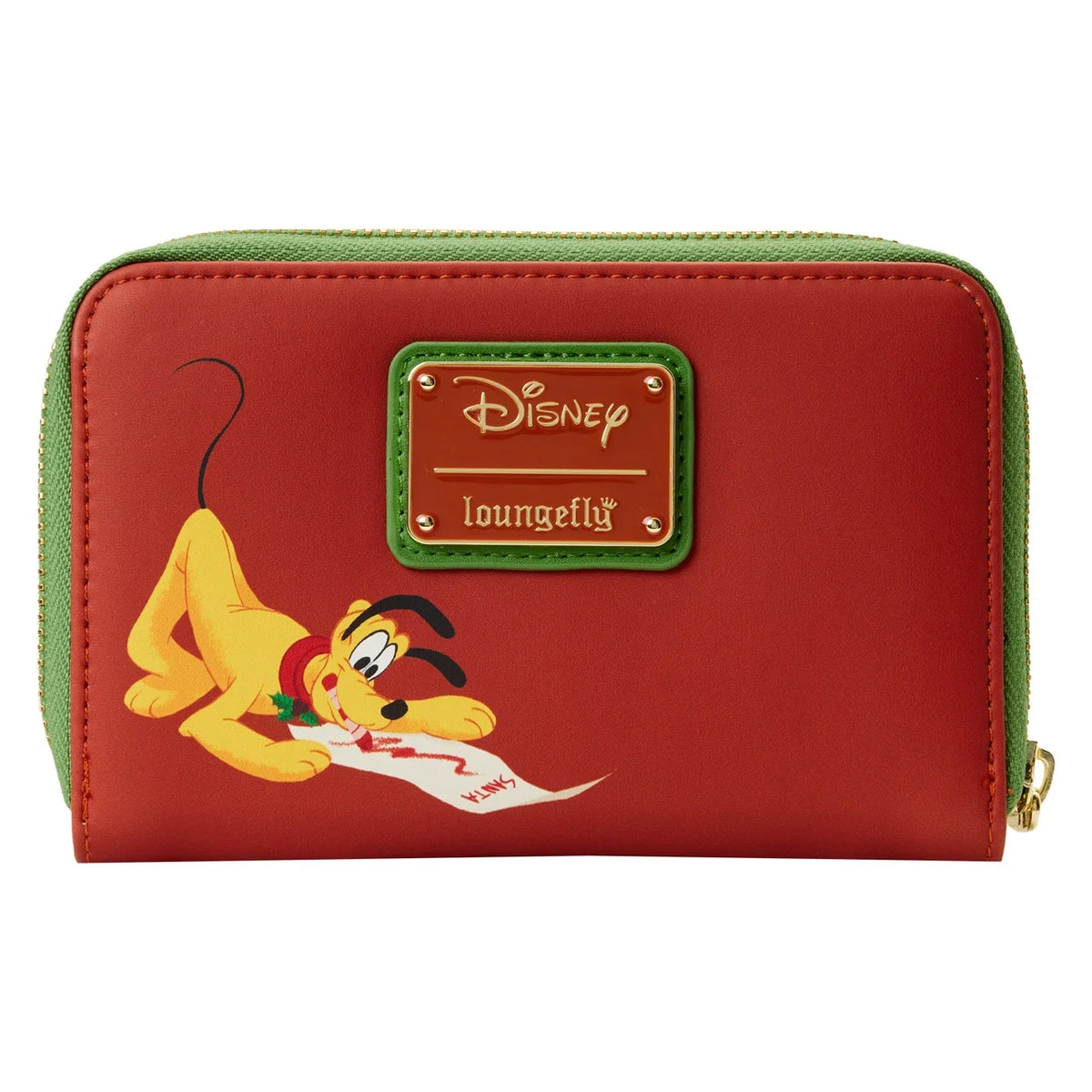 Disney Mickey & Minnie Hot Cocoa Fireplace Christmas Zip Around Wallet U3046