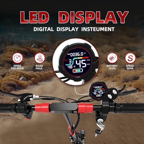 Folding Electric Scooter with 11" Off-Road Tires T774360