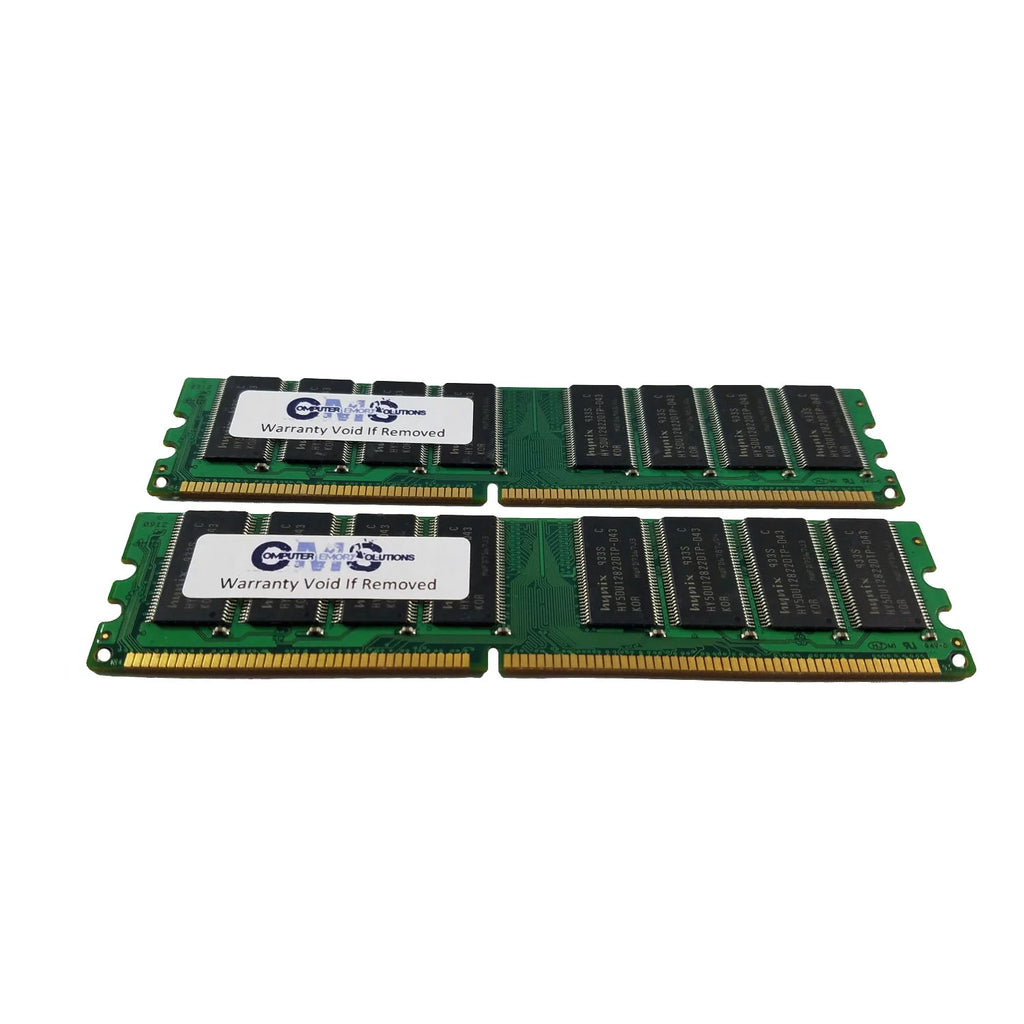 2GB (2X1GB) DDR1 3200 400MHZ NON ECC DIMM Memory Ram L12137