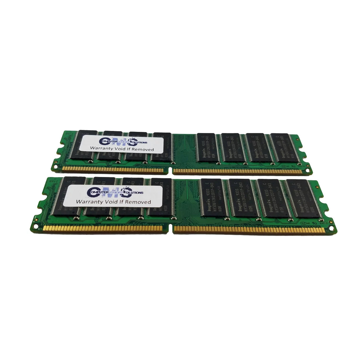 2GB (2X1GB) DDR1 3200 400MHZ NON ECC DIMM Memory Ram L12137