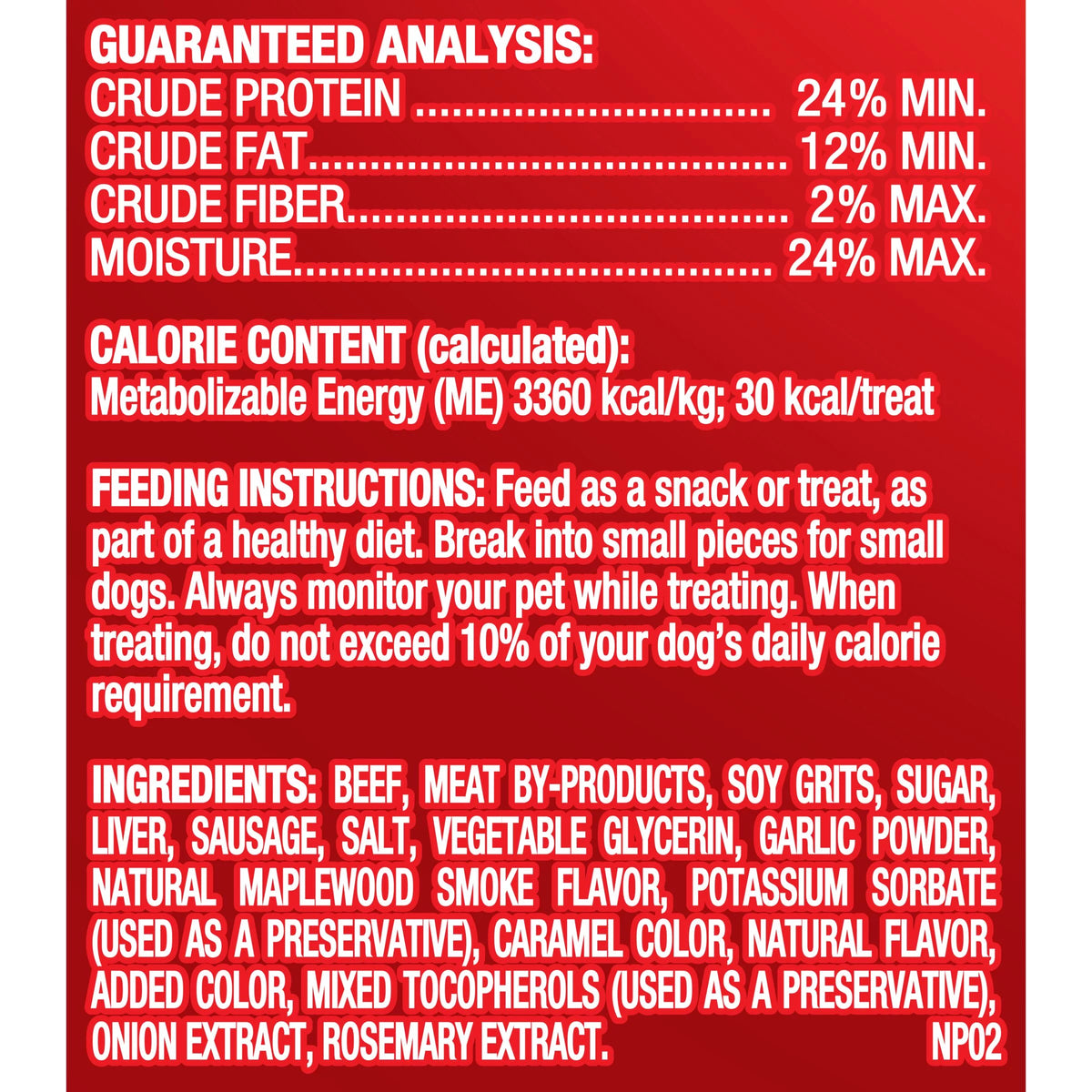 With Real Sausage Maplewood Smoke Flavor Dog Treats, 5.6oz Bag (Pack of 8) A6803