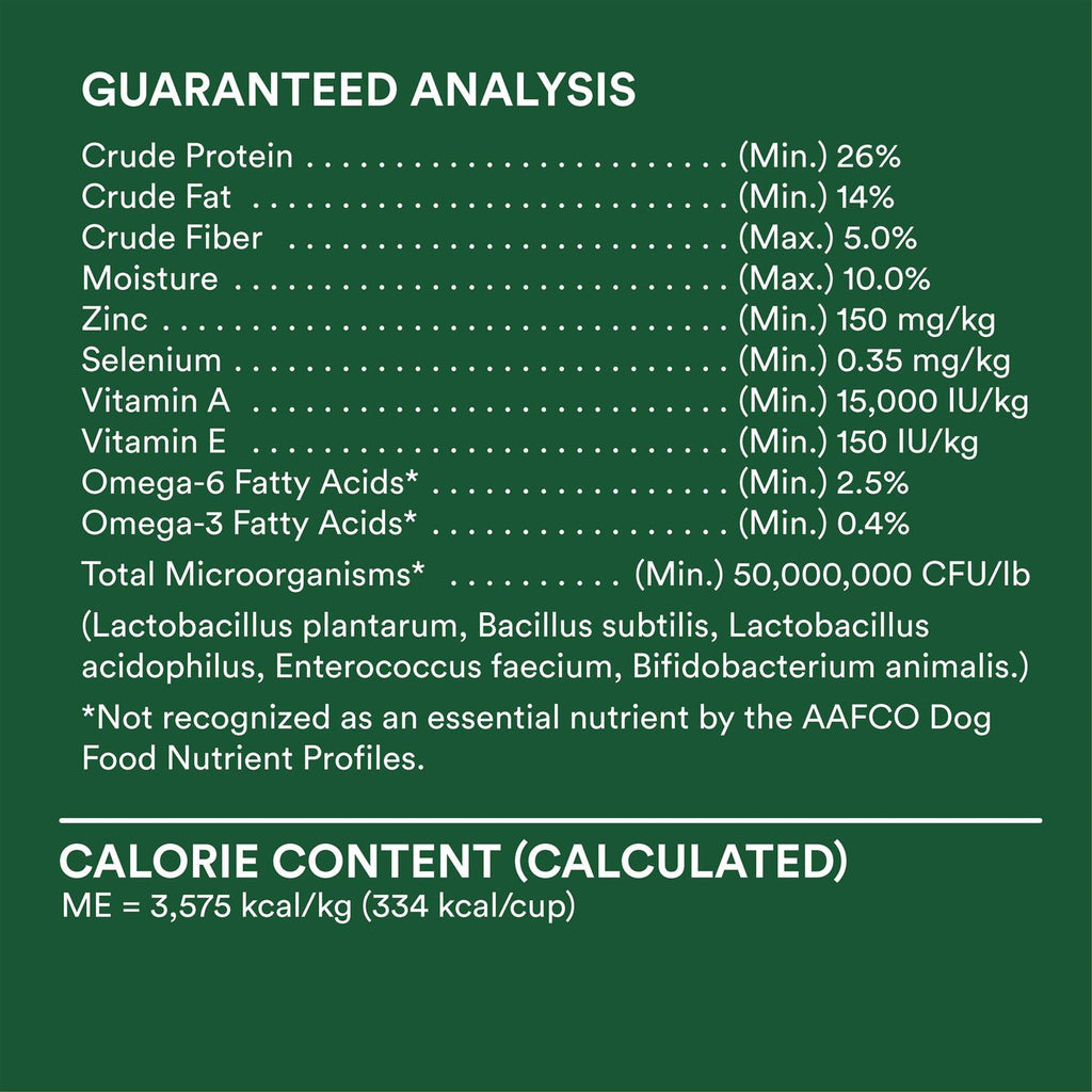 Grain Free Lamb and Lentil Dry Dog Food Z981
