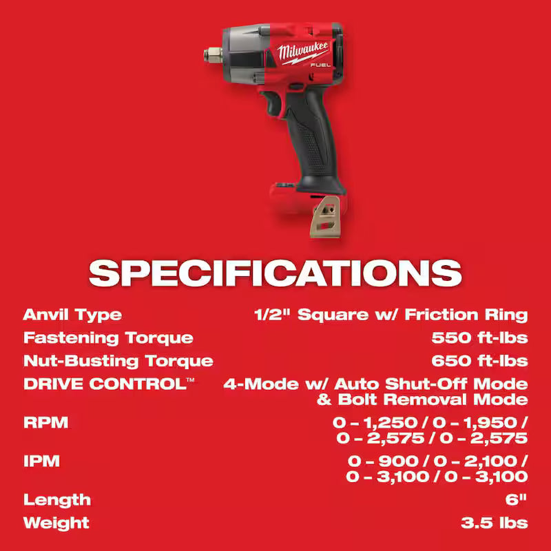 18V Lithium-Ion Brushless Cordless Rotary Hammer and Impact Wrench L254328