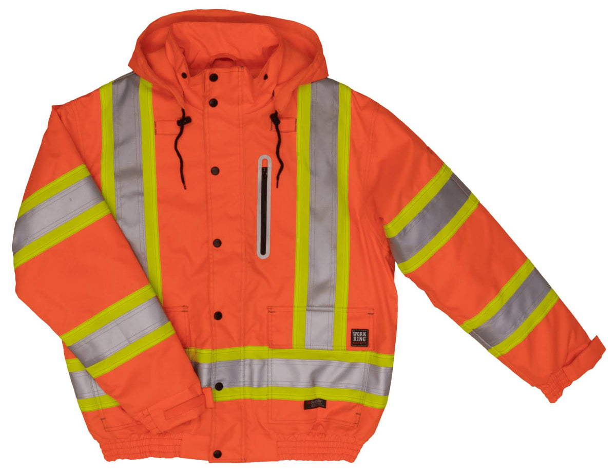 Orange Waterproof Ripstop Safety Bomber B70968