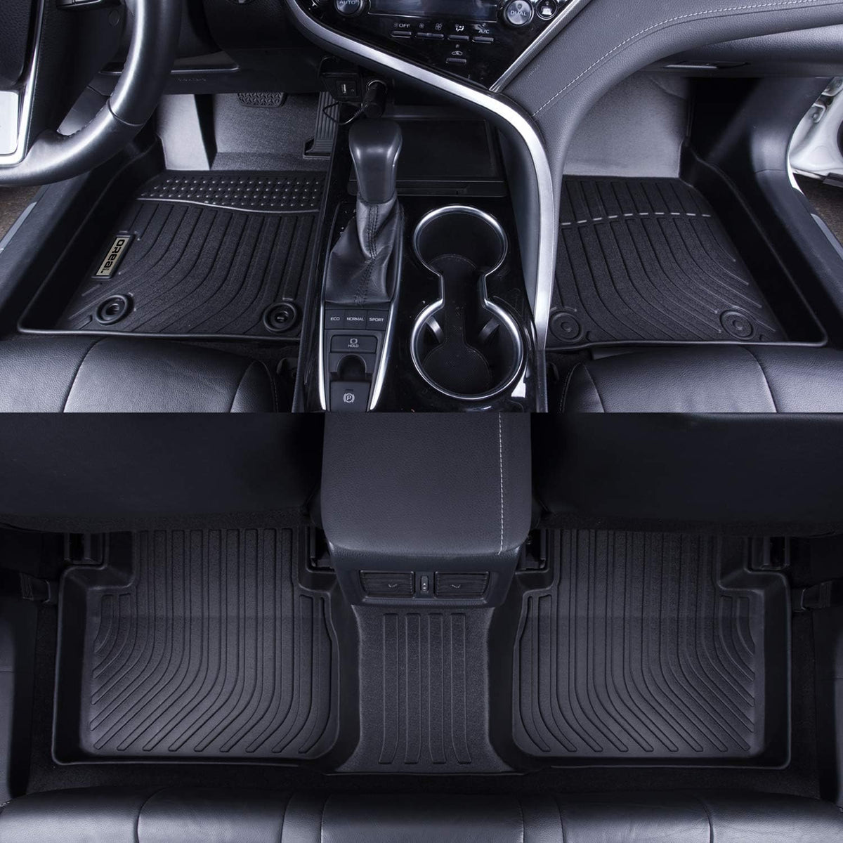 Black Floor Mats Replacement for Subaru Forester Front and Rear Car Carpet R1661
