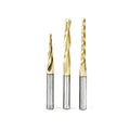 3-Pc CNC 2D/3D Carving Ball Nose Router Bit Y9128