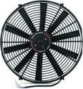 Slim Electric Fan 16" Black X377