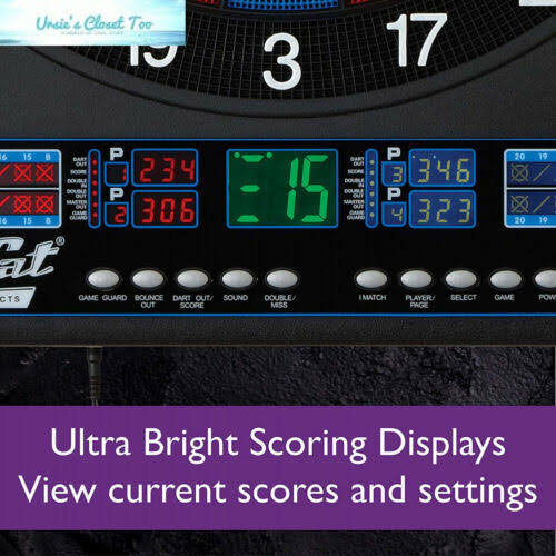 Electronic Soft Tip Dartboard with Cabinet Y253441