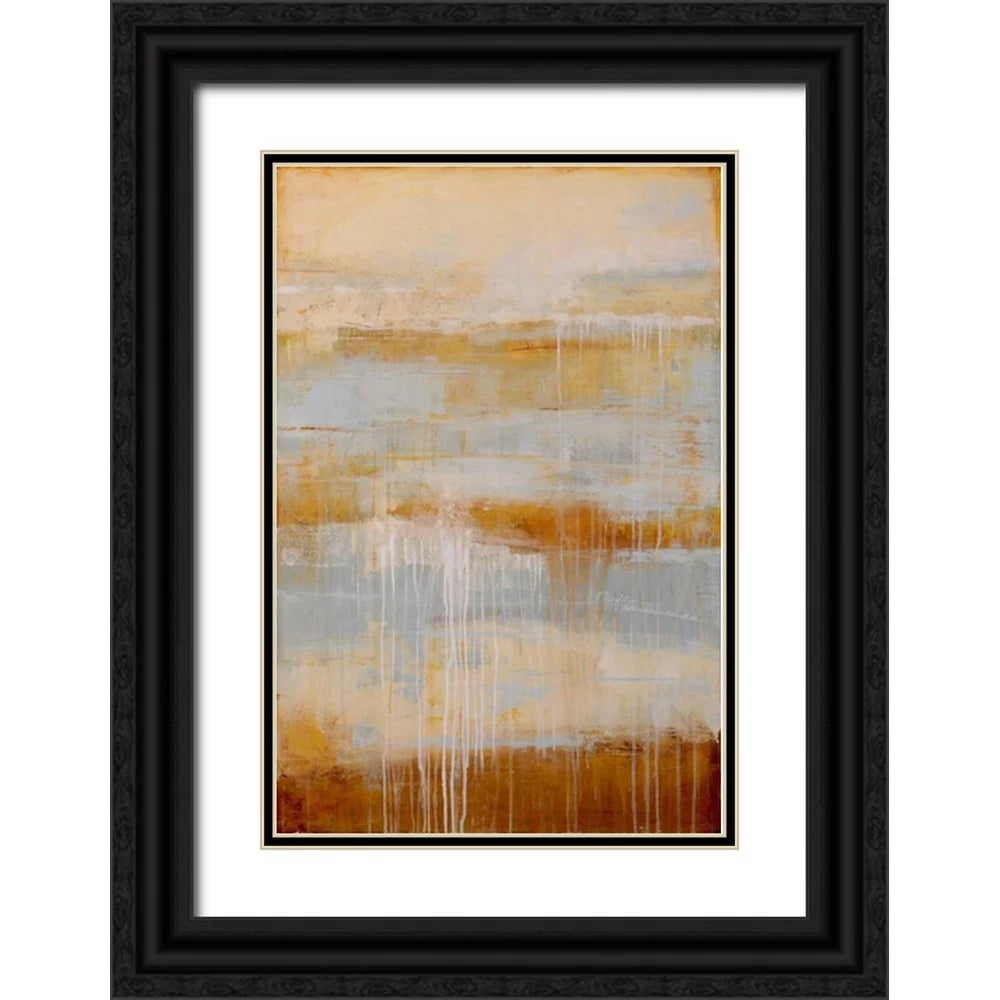 Black Ornate Wood Framed Art Print E36885