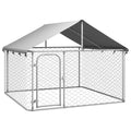 Outdoor Dog Kennel with Roof J5498