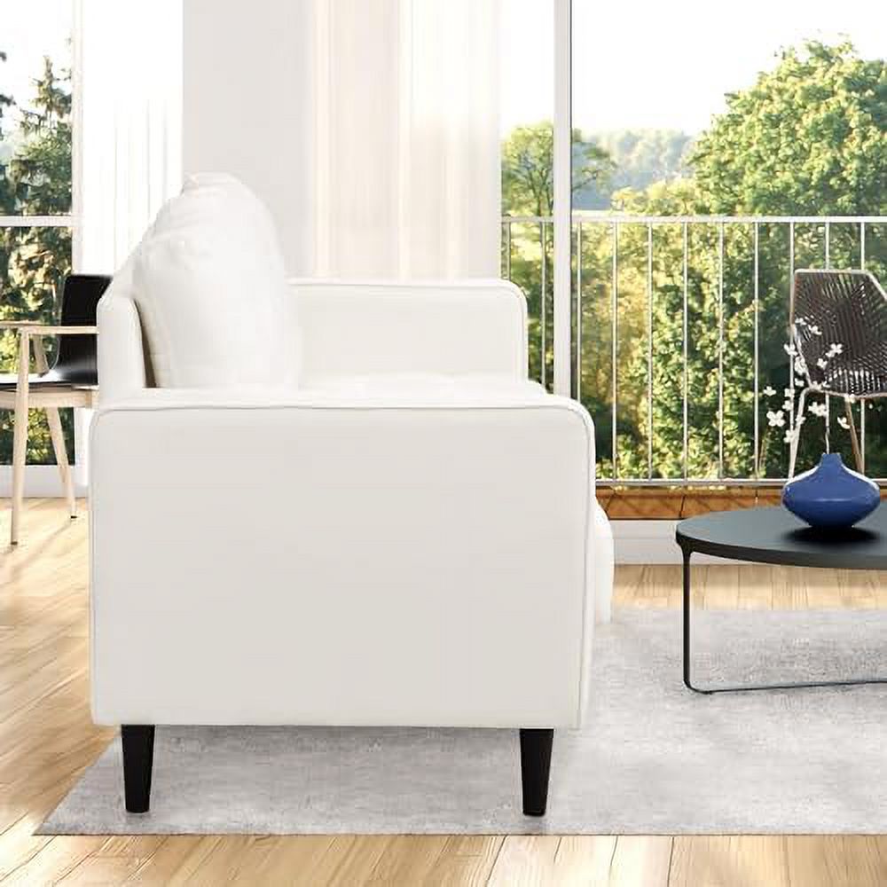 Green Velvet 3 Seater Couch with Tufted Cushion G423851