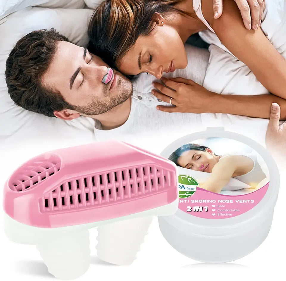 Anti Snoring Sleep Aid Device Pink U1943