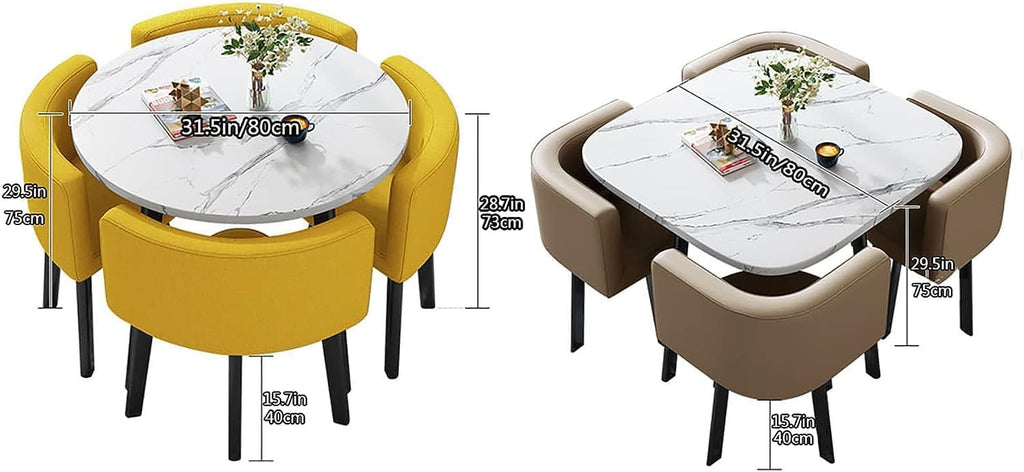 Round Dining Table And Chair Set For 4 B342