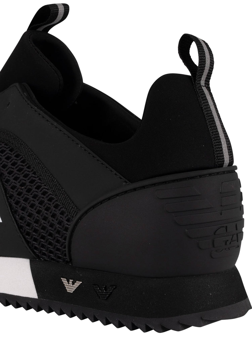 Black Woven Trainers I7769