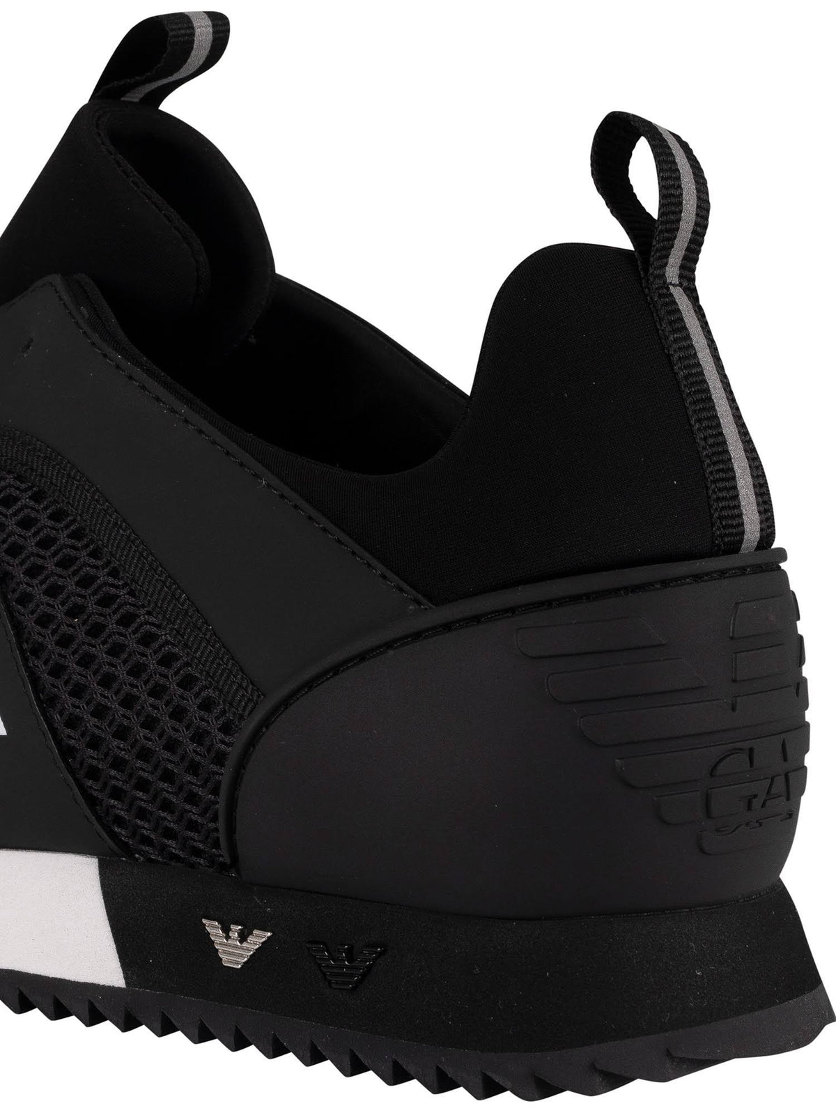 Black Woven Trainers I7769