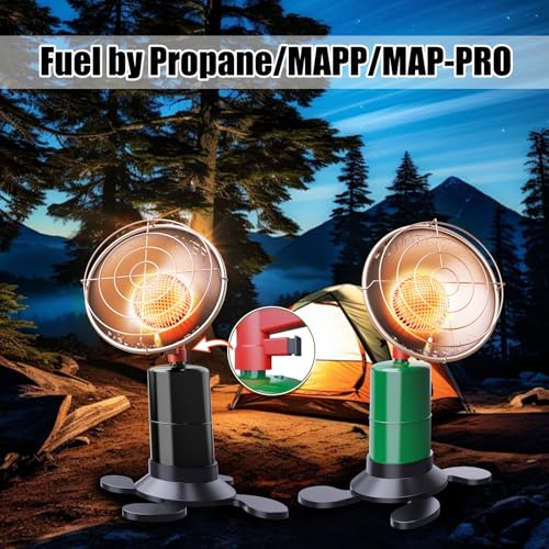 6200BTU Portable Propane Patio Heater with Electronic Ignition T784877