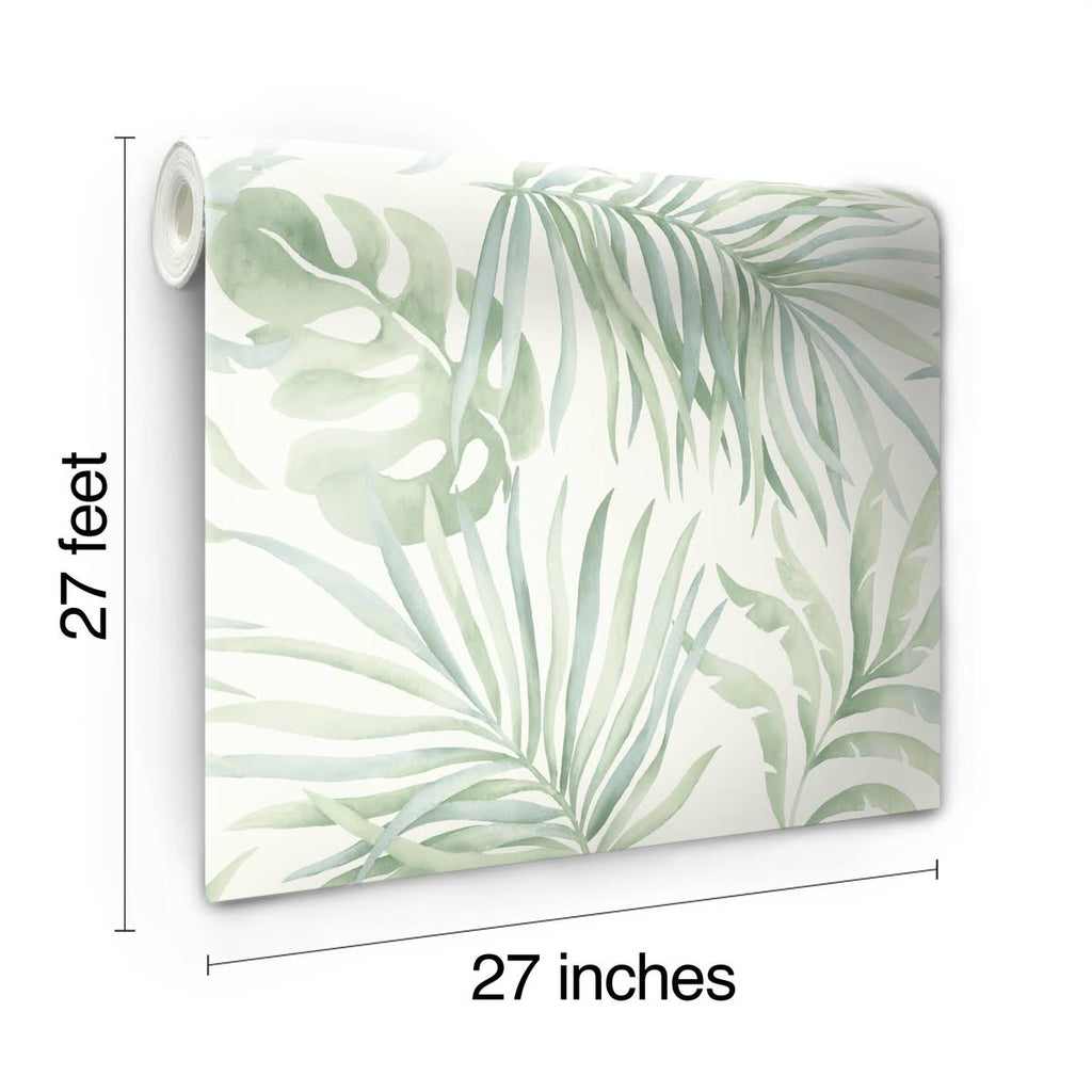 Light Green Wallpaper O5812