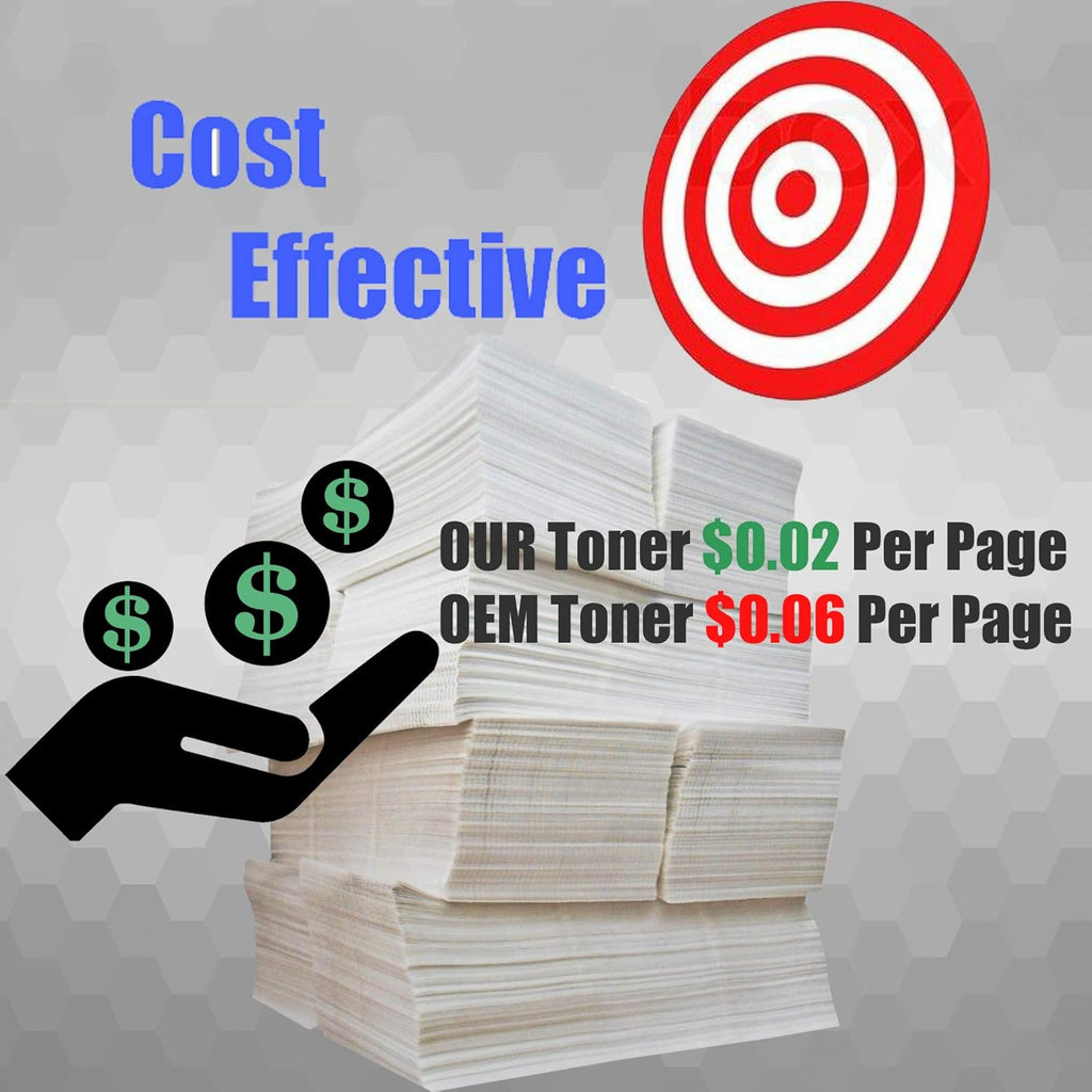 4x Black Toner Cartridge V482243