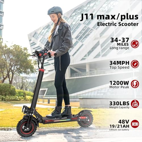 Folding Electric Scooter with 11" Off-Road Tires T774360