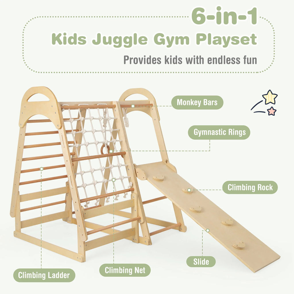 Climbing Toy with Slide Climbing Net Climbing Rock Tent Y980823
