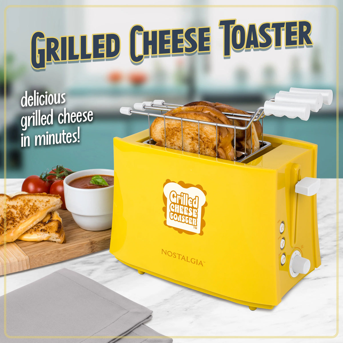 Grilled Cheese Toaster with Toaster Baskets P482