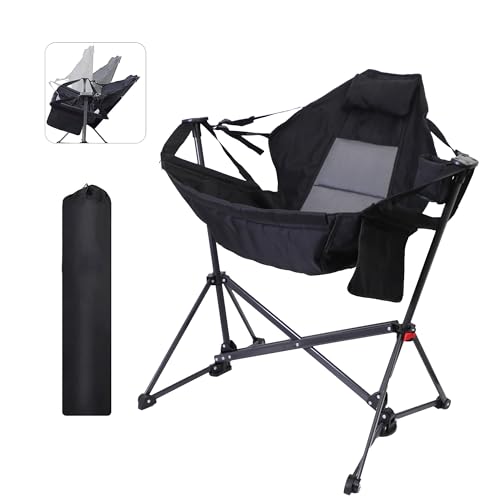 Hammock Chair with Cup Holder and Side Pocket A7896
