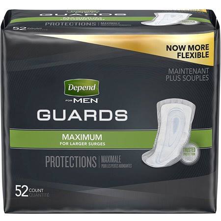 4 Pack Maximum Absorbency Incontinence Guards K9478