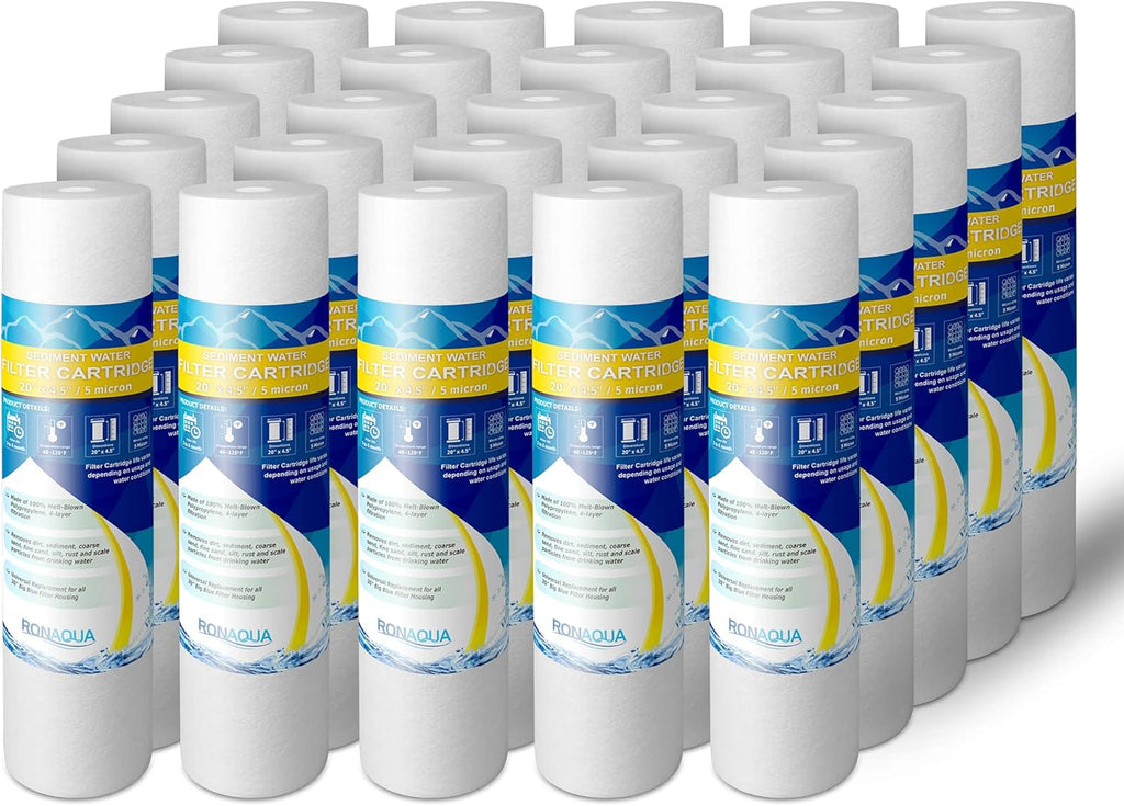 5 Micron 4.5"X 10 Water Filter Cartridges (10 Pack) Z60711