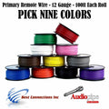 12 GA 100 ft Primary Auto Remote Power Ground Wire Cable (9 Rolls) B690