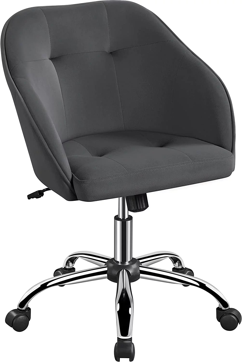 Boucle Desk Chair with Adjustable Tilt Angle J64423