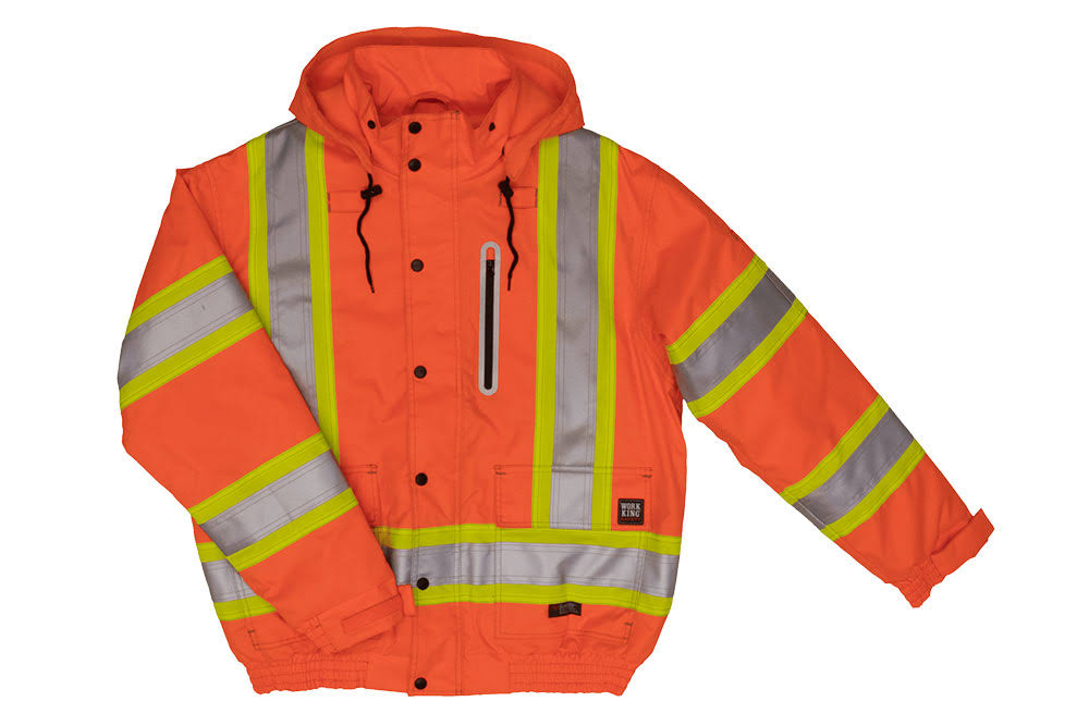 Orange Waterproof Ripstop Safety Bomber B70968