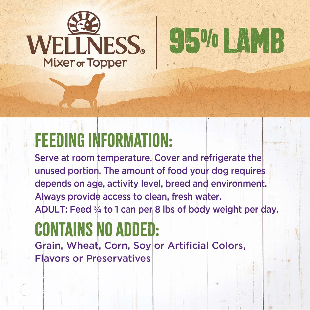95% Lamb Grain Free Wet Canned Dog Food, 13.2-Ounce Can (Pack of 12) L7378
