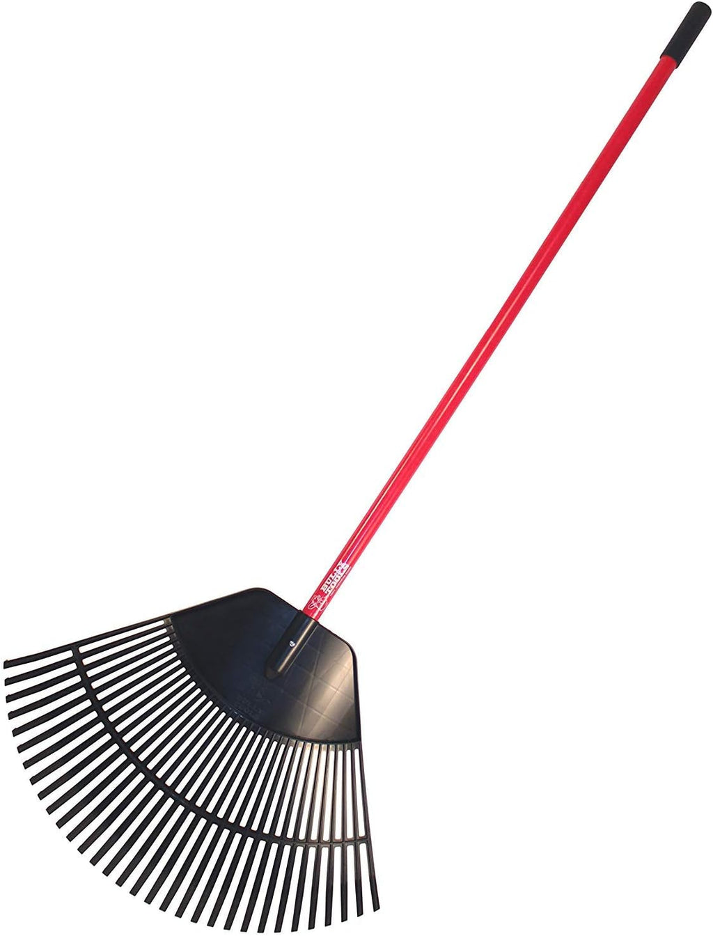 Poly Lawn and Leaf Rake with Fiberglass Handle, 31-Inch C7950