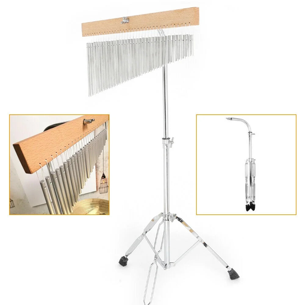 36-Tone Bar Chimes Musical Percussion Instrument with Tripod Stand G649256