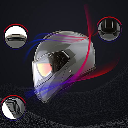Matt Black Modular Full Face Helmet U2053