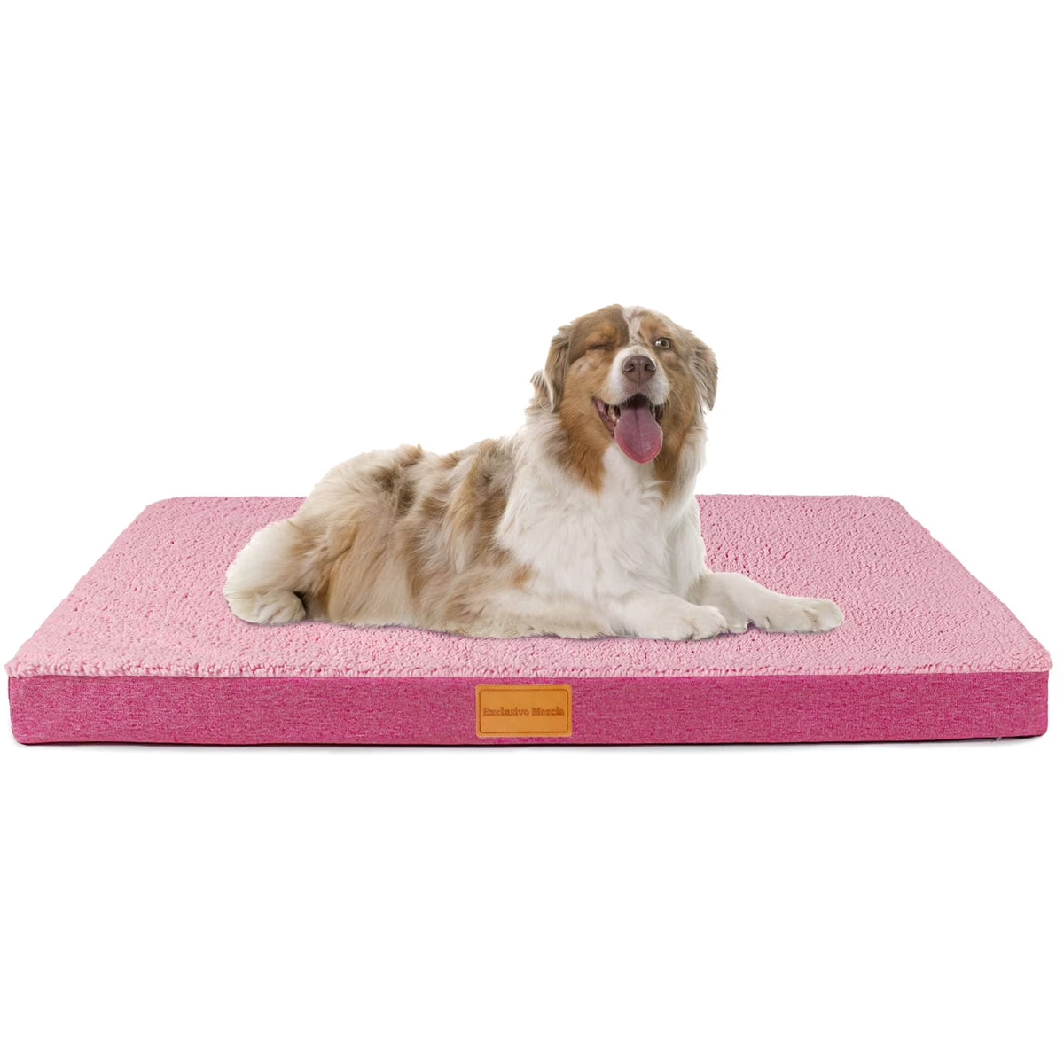 30"X20" Pink Orthopedic Pet Bed with Removable Washable Cover H292
