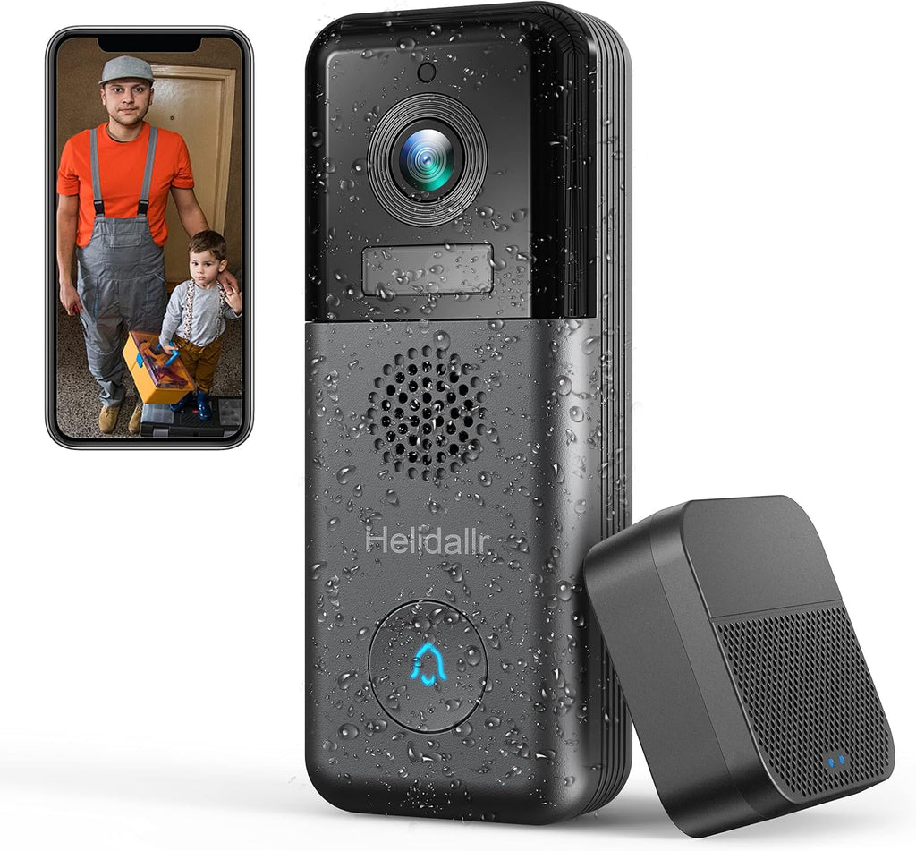 2K Wireless Video Doorbell Camera J767