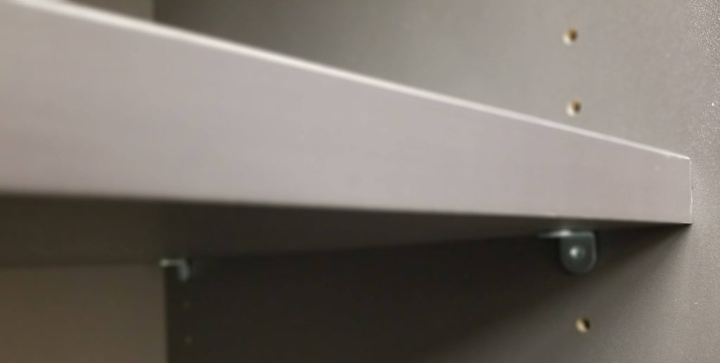 White Metallic Oversized 2-Door Base Cabinet K163648