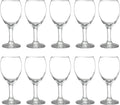 Clear 8.5 Oz Wine Glasses Set W713