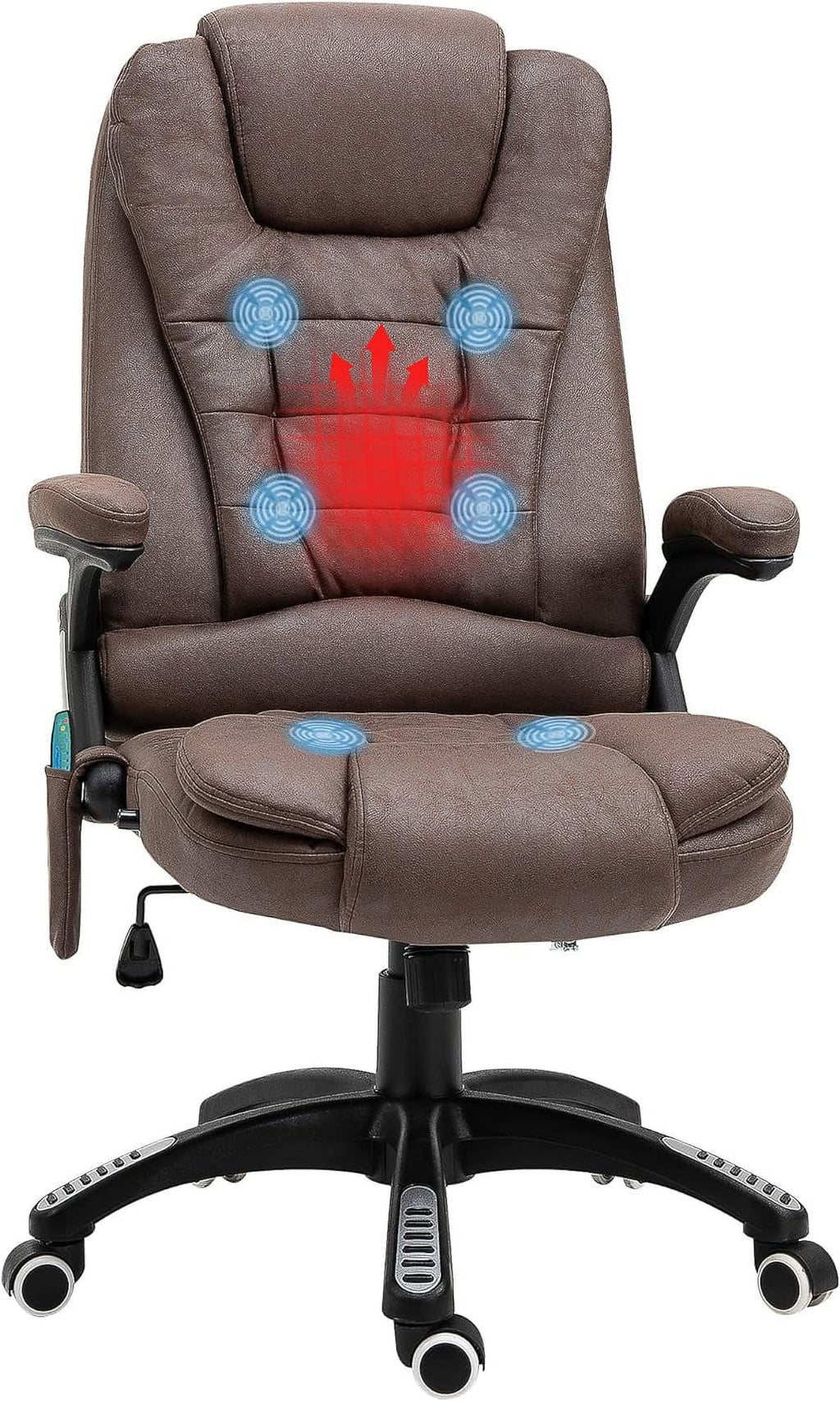 6 Point Vibration Massage Office Chair with Heat H56867