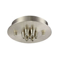7 Light Small Round Canopy in Satin Nickel M126