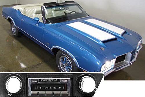 1970-1972 Oldsmobile Cutlass 442 Car Stereo Radio with iPod Docking Cable E301580