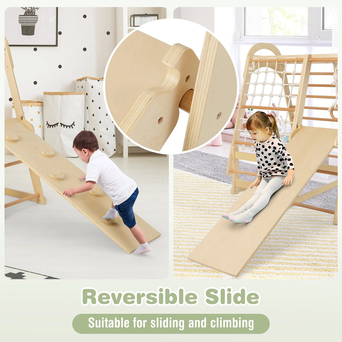 Climbing Toy with Slide Climbing Net Climbing Rock Tent Y980823