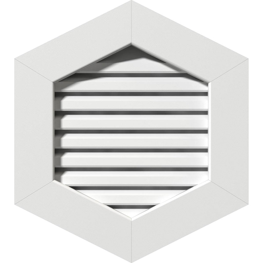 6/12 Pitch PVC Gable Vent G373