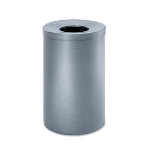 Black Speckle Steel Round Waste Receptacle C33777
