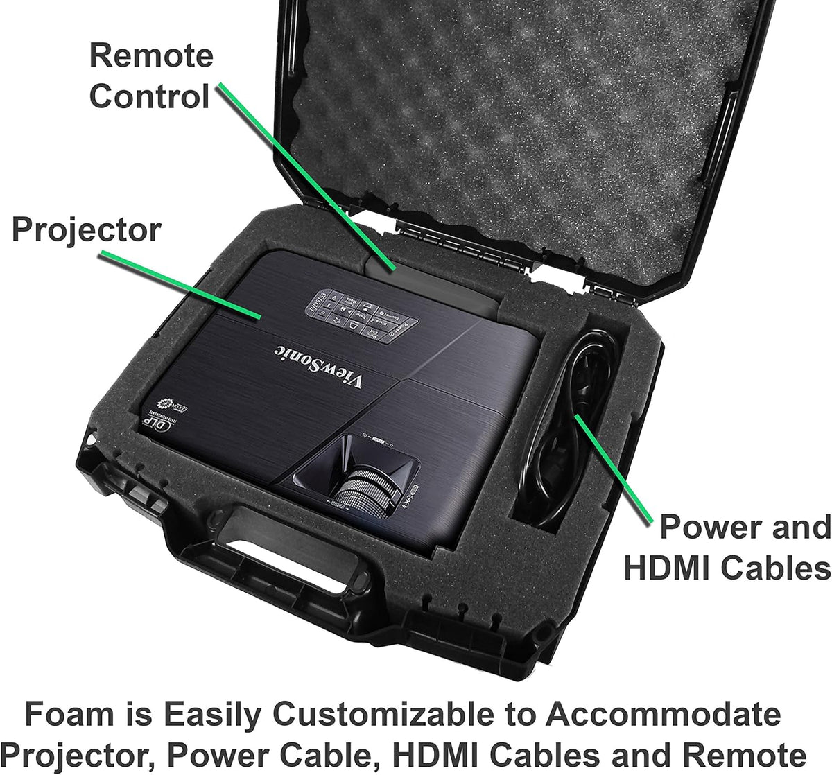 Projector Travel Case with HDMI Cable and Remote M814200