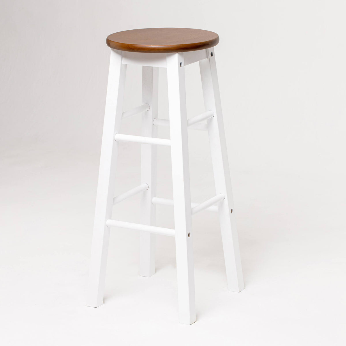 Bar Stool with Round Acacia Seat A96562